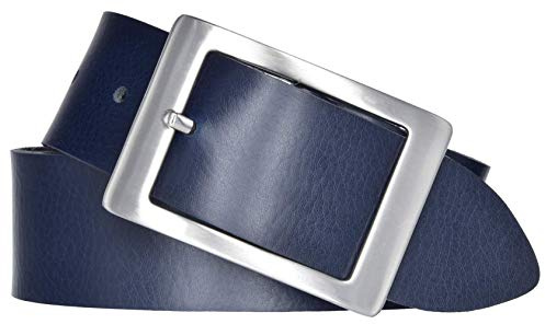 Bernd Götz Damen Leder Gürtel 40 mm marine Nappaleder kürzbar Damengürtel (100 cm)