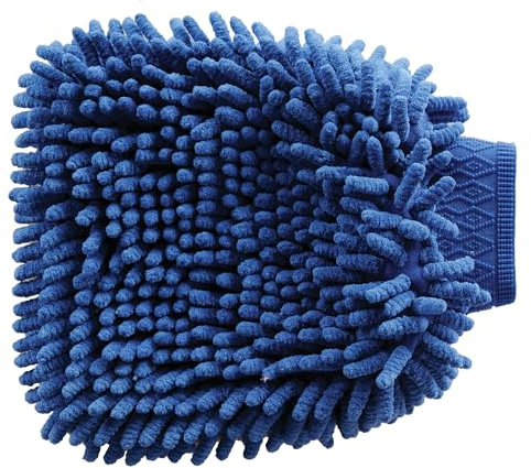 Roma Microfibre Wash Grooming Mitt One Size Blue