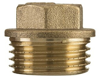 3/4 inch BSP Thread Brass Pipe Screw Hex Male Blanking Plug Tube End Cap