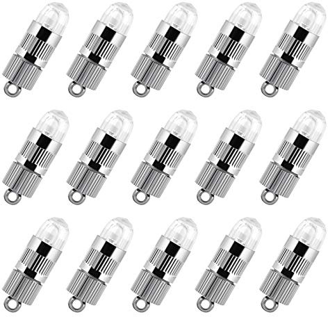 LIHAO 15x Mini LED-Ballons Lichter Beleuchtung für Papierlaterne Lampions Warmweiß LED Batteriebetrieben für Party Hochzeit Garten (Verpackung MEHRWEG)