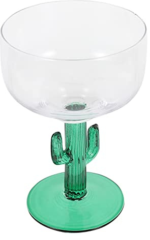 Angoily Kristall Weinglas Kreative Kaktus Cocktail Glasschale Sukkulente Pflanze Getränk Trinken Becher Glaswaren Für Wasserlauge Whisky Biersaft (Transparent)