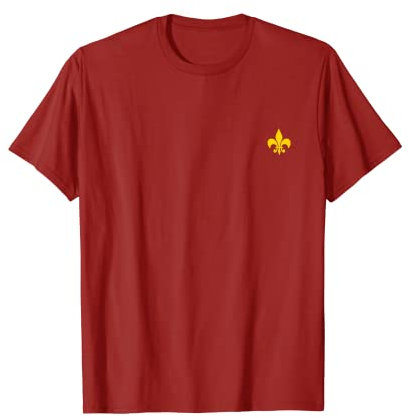 Gelbe Lilie, Fleur de Lis, Lys French, kleine geometrische Form T-Shirt