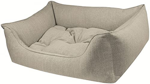 Hundebett Eco Dog Grey - abziehbar Bezug und Füllung waschbar gelenkschonend kuschelig robust Qualität Made in Germany - Größe L