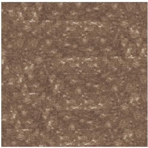 HORI Klick Hartvinylboden Rigid SPC Steinfliese Fliesenoptik - Klick-Vinyl mit Trittschalldämmung - schwimmende Verlegung - 91,5 x 47,4 x 0,6 cm - 1,736 m² - 4 Dielen