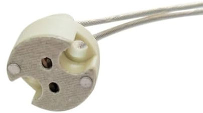 Lot de 2 culot de Lampe VS324 G4 GZ4 GY4 G5.3 GX5.3 G6.35 GX6.35 GY6.35 12,5 A 250 W, Support en céramique for Lampe de Chirurgie médicale ZF500 ZF700