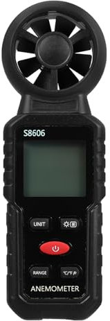 Hemobllo Anemómetro Dispositivo Para Medir La Velocidad Del Viento Anemómetro Dispositivo Para Medir El Viento En Exteriores Medidor De Velocidad Del Viento Indicador Portátil De