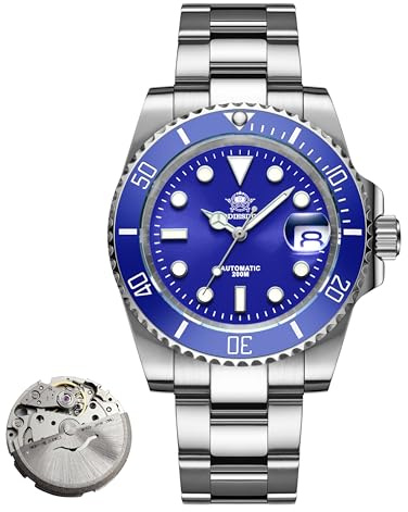 ADDIESDIVE Lujoso Relojes automático Hombre Japón Reloj mecanico Buceo 200m Reloj analógico Hombre AD2503
