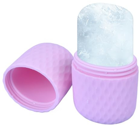 Rodillo De Hielo Facial Masajeador Frío De Silicona Para El Cuidado De La | Herramientas de Belleza Ligeras con Función Fría para Regalar a Novia Hija Amiga o Esposa