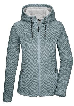 Killtec Damen Kow 5 Wmn Kntflc Jckt Strickfleecejacke/Fleecejacke mit Kapuze