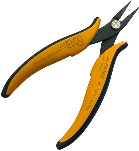 PN2002 ELCO Pinza per elettronica con becchi corti a punta lisci