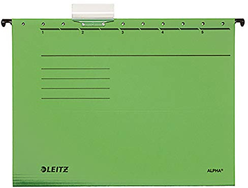 Leitz Hängemappe ALPHA®, Colorspankarton, grün