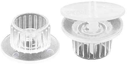 GREEN24 Profi Folienhalter 10 Stck, Halterung - Befestigung für Luftpolsterfolie Isolierfolie Noppenfolie, zum kleben. Klebe-Halter für Glas, Kunststoff und Metall.