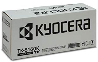 Kyocera TK-5160K Original Toner Drucker Schwarz 1T02NT0NL0, 16.000 Seiten | Drucker Toner kompatibel für ECOSYS P7040CDN. Tonerkartusche