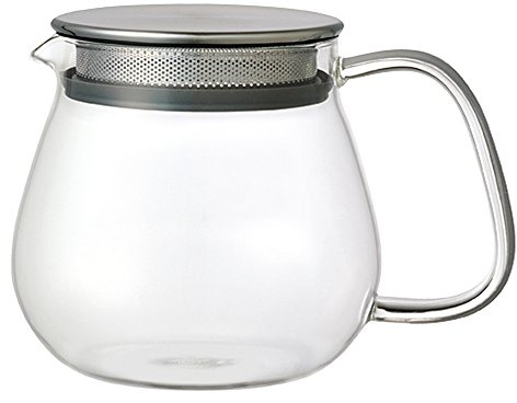 Kinto Unitea - 460 ml One Touch Teapot - Heat resistant - Glass teapot with stainless steel filter and lid