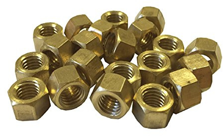 8 x Brass Exhaust Imperial Manifold Nuts 5/16 UNF High Temperature