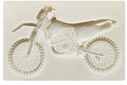 WOWOWO 3D Motorrad Silikonformen Sugarcraft Kuchen Dekorieren Fondant Schimmel DIY Backen