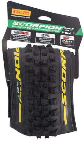Pirelli Unisex – Erwachsene Scorpion RC Enduro T Fahrradreifen, Black, 27.5 x 2.5