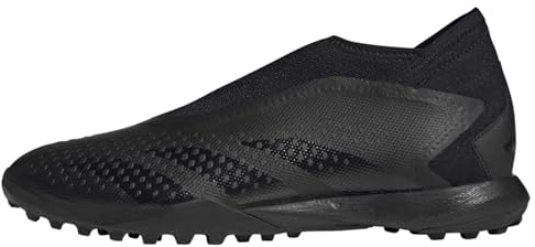 adidas Predator Accuracy.3 Laceless Turf Boots, Botas de fútbol Unisex Adulto, Core Black/Core Black/Cloud White, 42 EU
