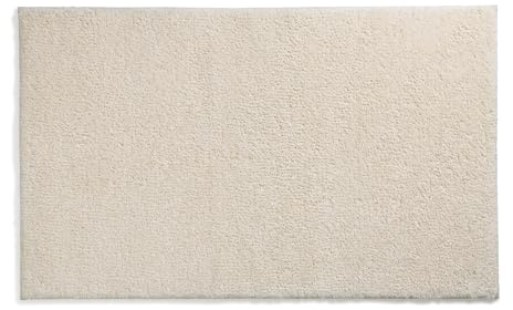 kela Alfombra de baño antideslizante 50 x 80 x 1,5 cm MAJA, alfombra de baño beige, lavable, poliéster reciclado, alfombra de baño mullida
