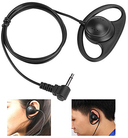 Auriculares para Colgar en la Oreja Auriculares para Escuchar sin Micrófono Auriculares para Colgar con Reducción de Ruido con Cable