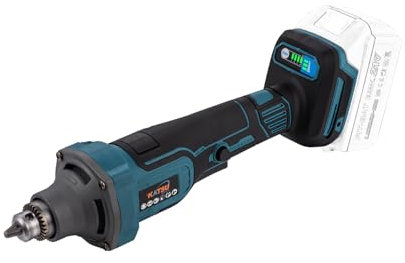 KATSU FIT-BAT 21V Brushless Akku-Geradschleifer mit bürstenlosem Motor, 6mm Bohrfutter, 4 Variablen Geschwindigkeiten und Sicherheitsschalter, ohne Akku und Ladegerät 102324