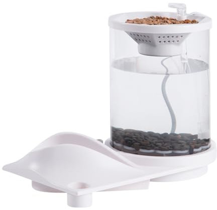 Aquarium für Wassertiere – durchscheinendes Aquarium mit Filtersystem, kleines aquaponisches Hydrokultur-Aquarium-Ökosystem für Zuhause, Fischgeschäft, Wohnung, Arbeitsplatz
