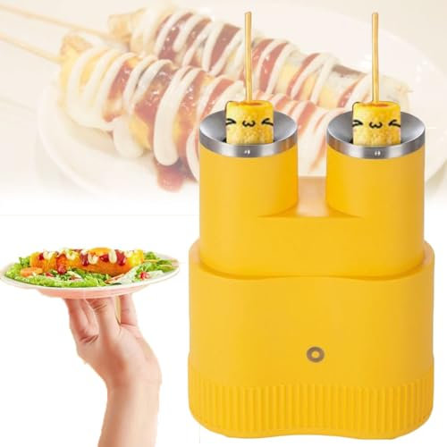 Double-tube Automatic Egg Roll Maker, Hot Dog Roll Maker Egg Cooker, Non Stick Omelet Maker, 7min Fast Cooking, Egg Hot Dog Breakfast Machine, Omelette Machine Egg Boiler Sausage Machine, for Home