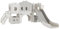 Sianldcone Scivolo da Giardino per Bambini Facile da Montare Scivolo per Bambini Adatto ai Bambinis Scivolos Bambinis Esterno Stabile e Sicuro Scivolos (Aisle-Grey White)
