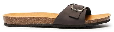Scholl Didier, Sandali Uomo, 1 cinturino, Marrone Scuro, 47 EU