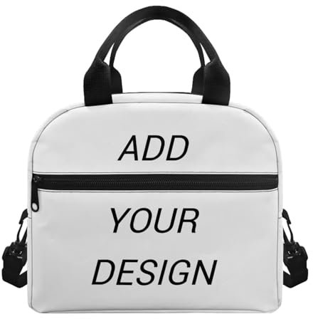 TSOVTHRID Lonchera Bento personalizada para mujer, a prueba de fugas, reutilizable, con correa ajustable para el hombro, para mujeres, adolescentes, niñas, viajes, picnic, trabajo