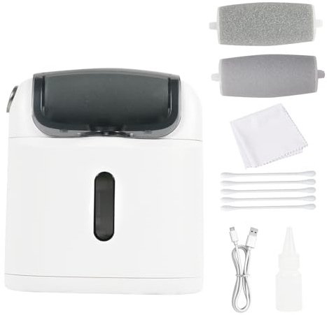 YunManHT Electric Foot Callus Remover, Rechargeable Portable Spray Foot Grinder, Quartz Sand Grinding Head for Foot Trimming and Dead Skin Removal, File Tool Suitable for Dry and Cracked Feet