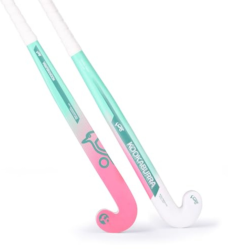 Kookaburra Twist Hockey Stick, Bastone Gioventù Unisex, Foglia di tè/Rosa/Bianco, 30 Light