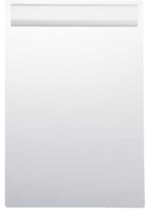 MAUL Klemmbrett A4 silber Aluminium Hochformat mit Gleitschutz | sicherer Halt für bis zu 100 Blatt, abwaschbare Oberfläche, stabile Klemmleiste, schlankes Design für Büro und unterwegs