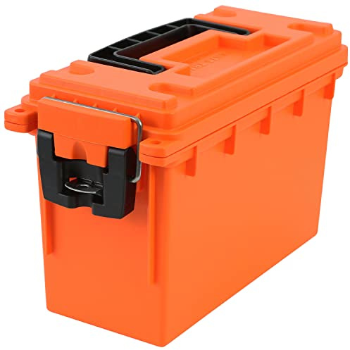 Sheffield 12680 Marine Storage Box, Dry Box Made in USA, Waterproof Container for Boat and Dock Gear, Small Parts Organizer with Latch, Stackable