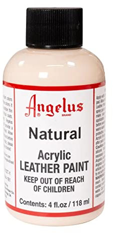 Angelus Acryl Leder Farbe 118ml / 4oz (Natuerlich / Natural)