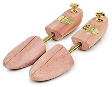 Schlesinger – 8 Paar Premium Damen Schuhspanner aus edlem Zedernholz für eine optimale Schuhpflege. Modell Königin. Größe 36 – 41 in Silber oder Gold.