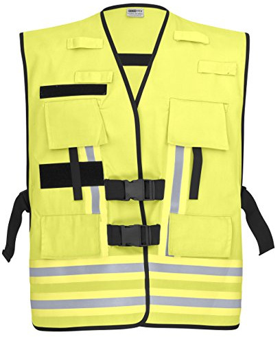 PACOTEX Funktionswesten zur Kennzeichnung von Einsatzpersonal wie z.B. Feuerwehr Warnweste