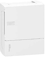 Mini coffret PRAGMA - 1x6 mod. - portillon opaque blanc - born. terre