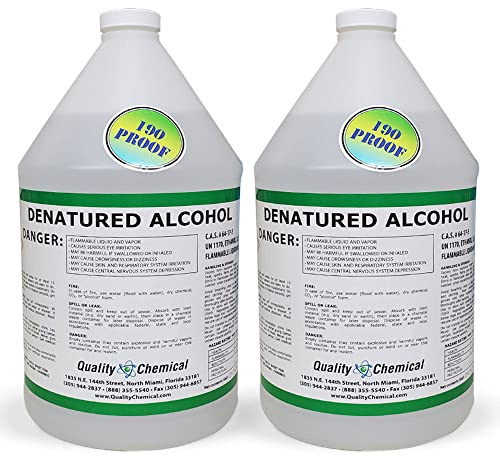 Quality Chemical Denatured Alcohol 190-2 Gallon case