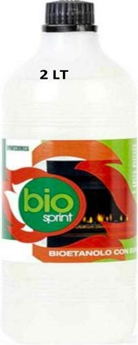 BIOETANOLO BIOSPRINT 2LT BIO COMBUSTIBILE ECOLOGICO