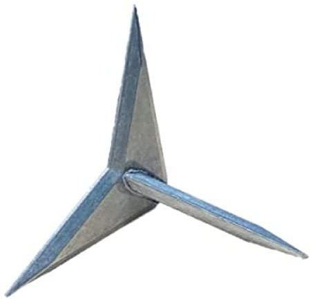 JINTEXIN Chiodi per Pneumatici triangolari Professionali, parcheggio antifurto/antidisturbo, Chiodi triangolari, Chiodi per Freni di Emergenza, 2,5 cm/3 cm/3,5 cm/4,5 cm, 5 Pezzi-3,5 cm