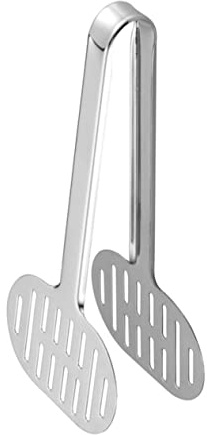 YARNOW Stainless Steel BBQ Tongs for Grilling Barbecue Tweezers Grill Accessories Bread Tongs Barbecue Clip