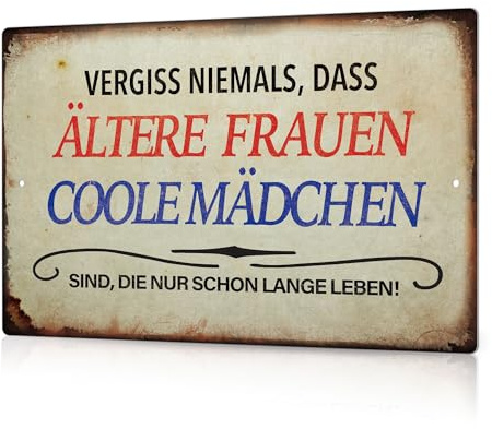Putuo Decor 1 Stück Metall-Blechschild mit inspirierenden Zitaten, Vintage-Plakette zum Basteln, Wandkunst, Dekor, Geschenk für Familie, Freunde, Kollegen, Frauen, 7,9 x 11,8 Zoll