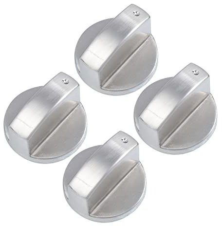 OSALADI 4stücke Teiliges Herdknöpfe Aus Metall-zinklegierung Ersatzdrehknöpfe Für Elektroherd Und Gasherd Robust Und Rutschfest Einfache Montage Kompatibel Mit Backofensteuerungen