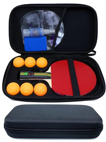 Biluer Housse Raquette Ping Pong, Housse Raquette Padel Housse Raquette Ping Pong Housse Tennis De Table Permet De Ranger Une Raquette De Tennis De Table Et Ses Accessoires