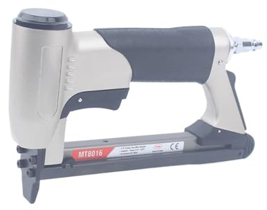 Professional Pneumatic Upholstery Stapler MT8016 21Ga Pneumatic 12.8mm Fine Wire Stapler Low Noise Working Air Pressure 5-6kgf/cm2