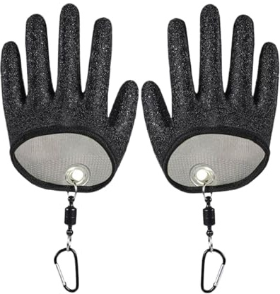 Gants pour la pêche, moufles résistantes aux coupures et aux coupures - Gants de protection avec crochets - Pour l'extérieur, l'ouverture des huîtres, la coupe de mandoline, la coupe de viande, le