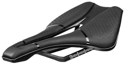 Sillín de Carbono superligero 120 g for Bicicleta, Ideal for Carreras(240x155mm-3155E)