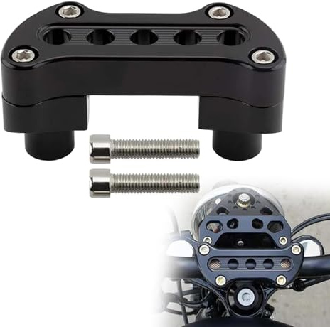 Morsetto Di Sollevamento Del Manubrio Della Motocicletta Superiore Barra Da 1 Per Harley Sportster XL 883 1200 Dyna Street Fat Bob Softail Fatboy Low Rider