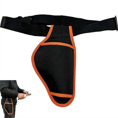 Borsa da cintura per attrezzi da giardino con forbici da potatura elettrica con scatola di immagazzinaggio della batteria con cintura tasche regolabili cinture per attrezzi portatile all'aperto